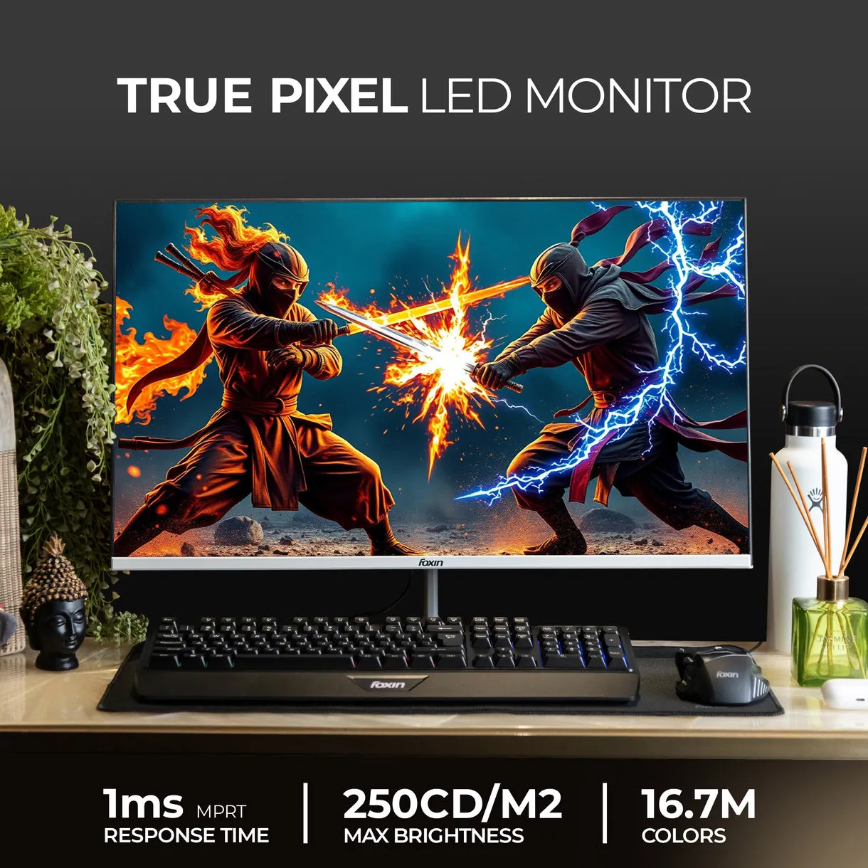 Foxin LED Monitor 24" FHD 144Hz with Speaker (Elite Ultra) view 3